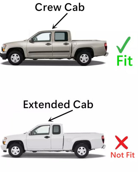 Tempered Privacy Driver Left Side Rear Door Window Door Glass Compatible with Isuzu i-370/ i-350 4-Door Crew Cab 2006-2010 Models