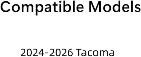 Tempered Driver Left Side Front Door Window Glass Compatible with Toyota Tacoma Pickup 2024-2026 Models
