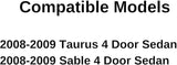 Passenger Right Side Front Door Window Door Glass Compatible with Ford Five Hundred 2005-2007 & Taurus 2008-2009/Mercury Montego 2005-2007 & Sable 2008-2009 4 Door Sedan Models