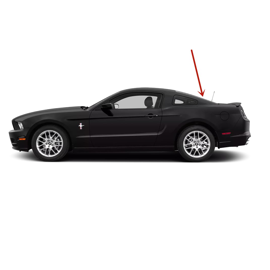 Heated Back Window Back Glass Compatible with Ford Mustang 2005-2010 2 Door Coupe Models