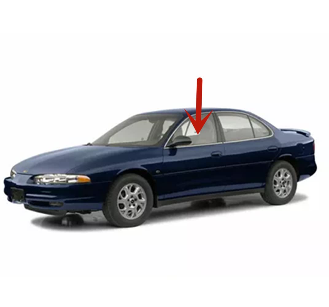 Driver Left Side Front Door Window Door Glass Compatible with Buick Century 4 Door Sedan 1997-2005 Models