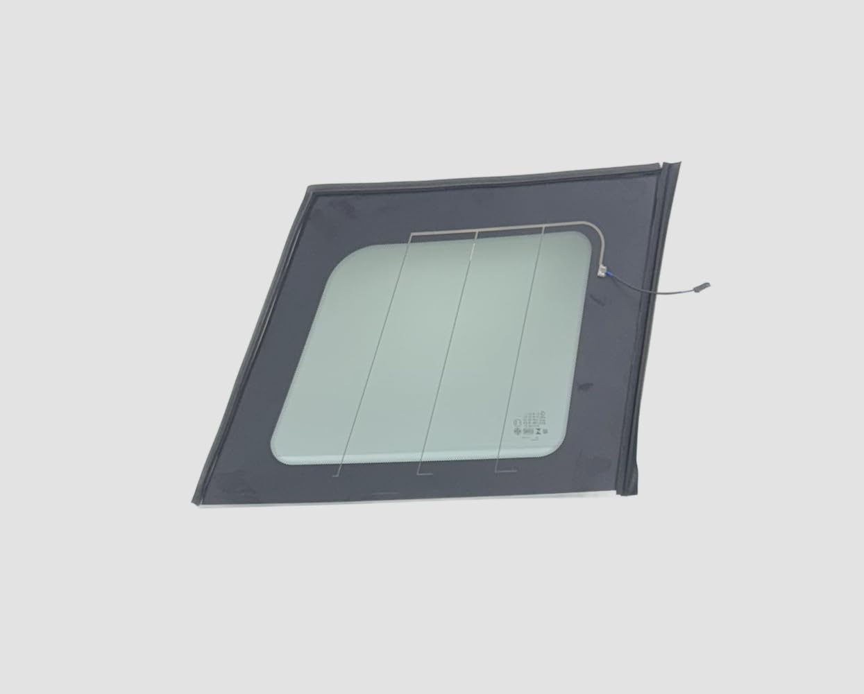 Clear Tempered Driver Left Side Quarter Window Quarter Glass Compatible with Mini Clubman 2016-2024 Models