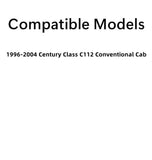 Front Door Window Door Glass Compatible with Freightliner Coronado / Columbia / 122SD Conventional Cab 2001-2022 With Vent Models