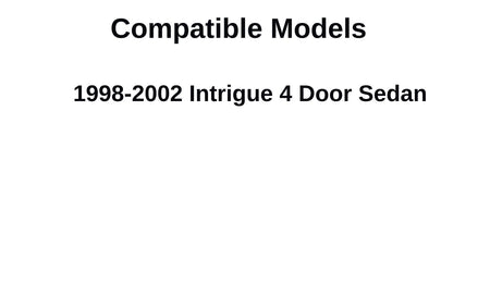 NAGD Driver Left Side Front Door Window Glass, Compatible with Oldsmobile Intrigue 4 Door Sedan 1998-2002, Tempered Clear Glass