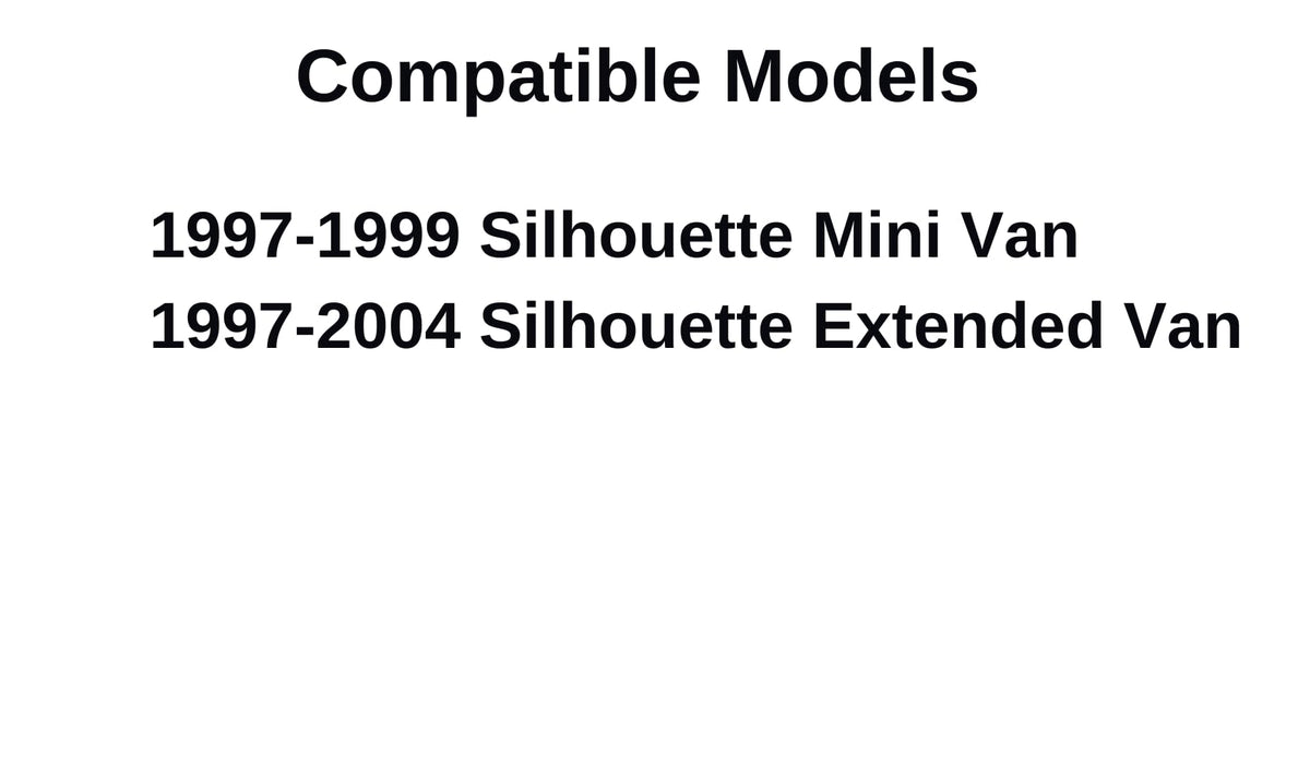 Driver Left Side Front Door Window Door Glass Compatible with Oldsmobile Silhouette 1997-2004 Models