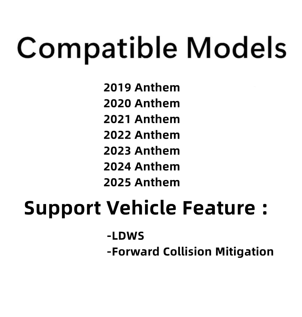 Laminated Passenger Right Side Front Windshield Window Glass Compatible with Mack Anthem 2019-2025 Models