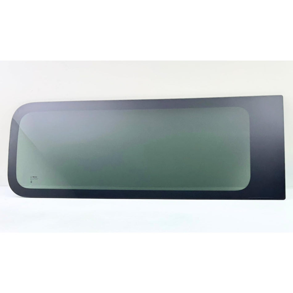 Passenger Right Side Quarter Window Glass Privacy With Free Butyl Tape Compatible with Nissan NV1500 NV2500 NV3500 2012-2021 Models