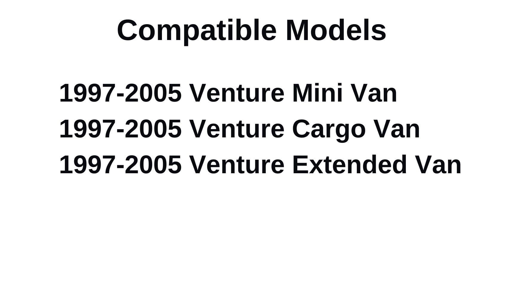 Driver Left Side Front Door Window Door Glass Compatible with Pontiac Montana 1999-2005 Models/Pontiac Trans Sport 1997-1998 Models (Not for Montana SV6)