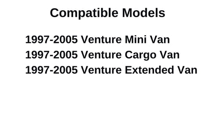 Driver Left Side Front Door Window Door Glass Compatible with Pontiac Montana 1999-2005 Models/Pontiac Trans Sport 1997-1998 Models (Not for Montana SV6)