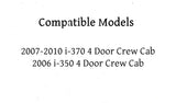 Driver Left Side Rear Door Window Door Glass Compatible with Chevrolet Colorado/GMC Canyon 4 Door Crew Cab 2004-2012 Models
