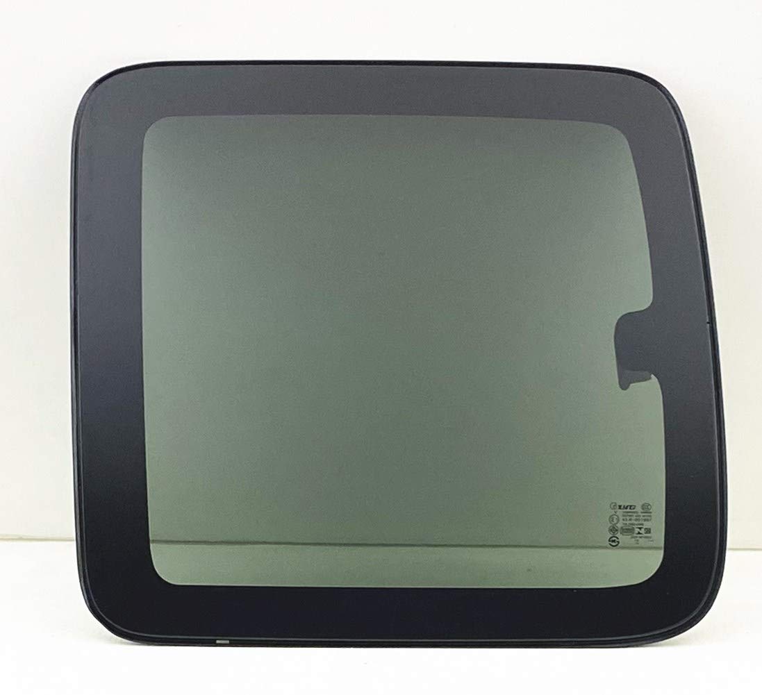 Privacy Movable Driver Left Side Rear Quarter Window Quarter Glass With Frame & Latch Compatible with GMC Sierra Chevrolet Silverado 1999-2006 / Classic 2007 Extended Cab Pickup Models