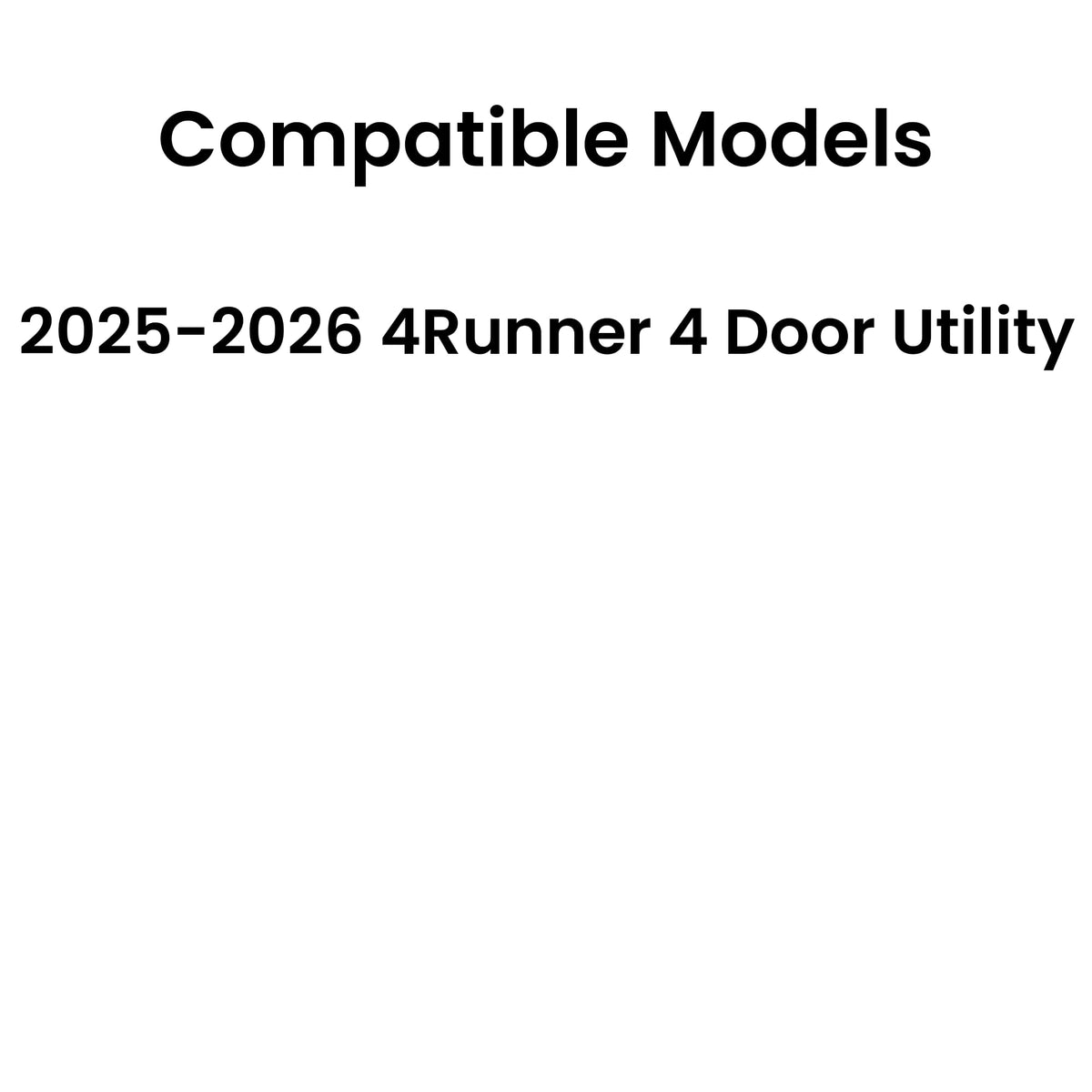 Laminated Driver Left Side Front Door Window Door Glass Compatible with Toyota 4Runner 2025 - 2026 Models