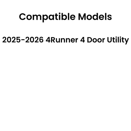 Laminated Driver Left Side Front Door Window Door Glass Compatible with Toyota 4Runner 2025 - 2026 Models
