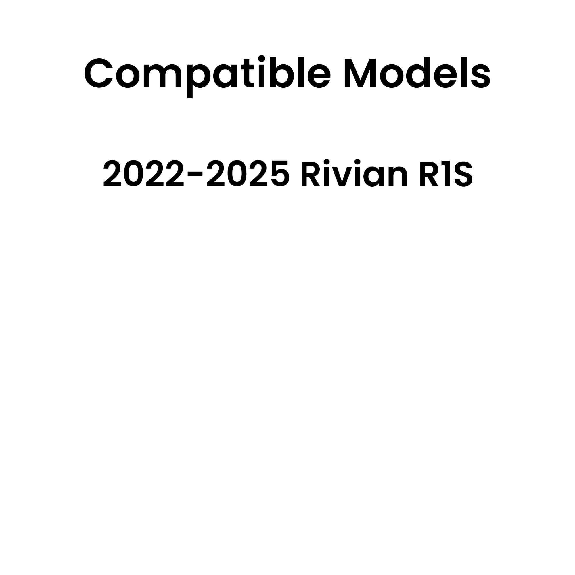 Heated Rear Back Window Back Glass Compatible with Rivian R1S 2022-2025 Models
