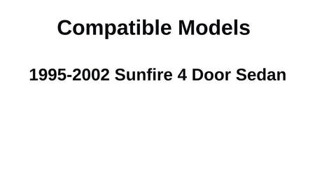 Passenger Right Side Front Door Window Door Glass Compatible with Pontiac Sunfire 4 Door Sedan 1995-2002 Models