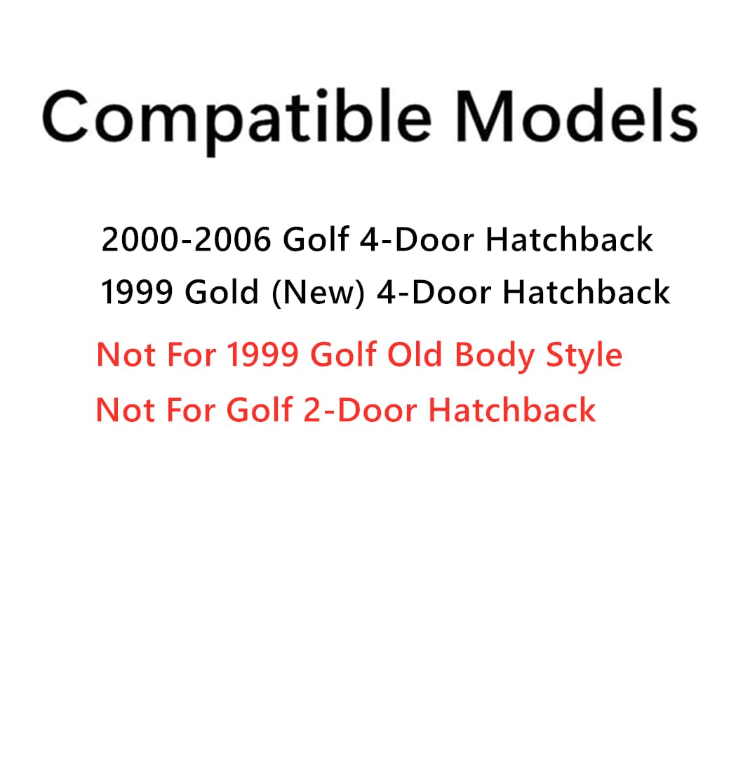 Driver Left Side Front Door Window Door Glass Compatible with Volkswagen Jetta 2000-2005 / Jetta (New) 1999 Models