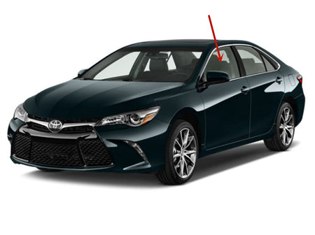 Driver Left Side Front Door Window Door Glass Compatible with Toyota Camry 4 Door Sedan 2012-2014 Models
