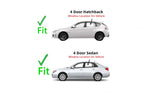 Driver Left Side Rear Door Window Door Glass Compatible with Subaru Impreza / Outback Sport 2008-2011 Models