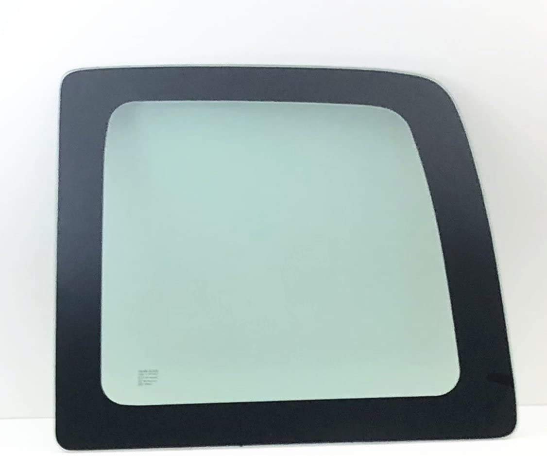Stationary Back Window Back Glass Passenger Right Side Compatible with Chevrolet Express/GMC Savana 1996-2002 Models