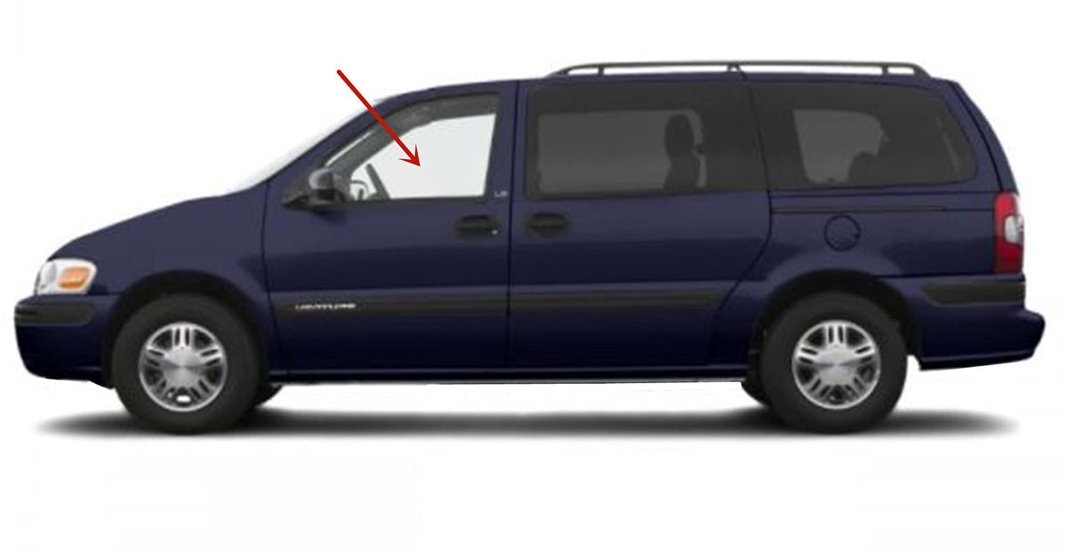 Driver Left Side Front Door Window Door Glass Compatible with Oldsmobile Silhouette 1997-2004 Models