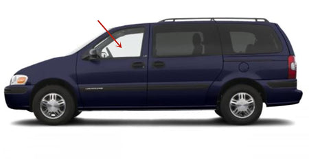 Driver Left Side Front Door Window Door Glass Compatible with Oldsmobile Silhouette 1997-2004 Models