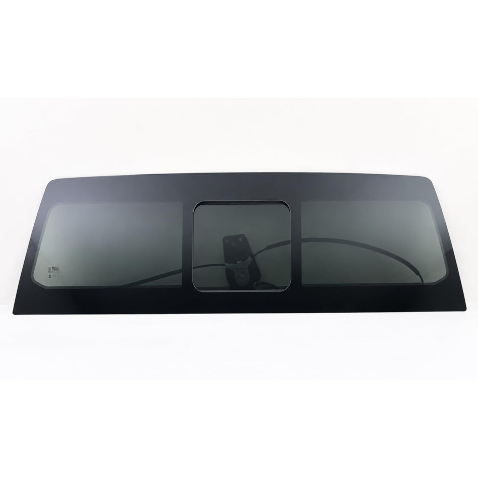 Power Back Slider Window Back Glass Compatible with Ram Pickup 1500 2025-2026 4-Door Models (Not For 1500-Classic)