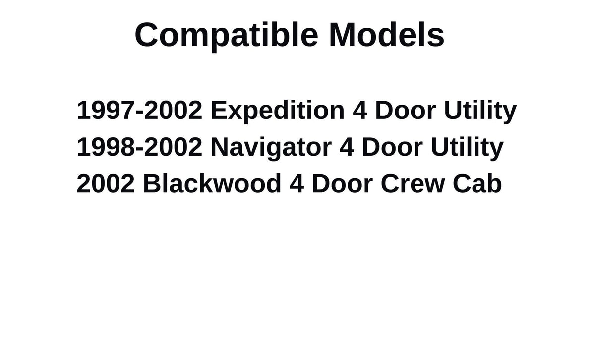 Driver Left Side Front Door Window Door Glass Compatible with Ford F150 4 Door Crew Cab 2001-2003 Models