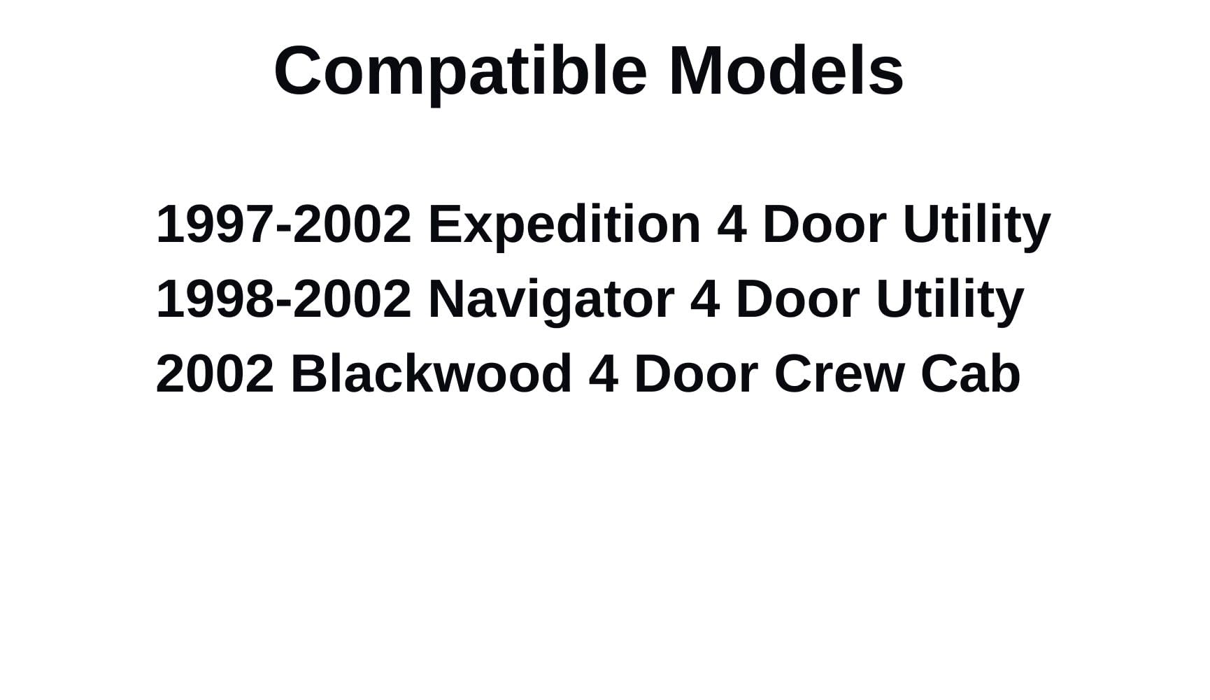 Driver Left Side Front Door Window Door Glass Compatible with Ford Expedition/Lincoln Navigator 1997-2002 Models