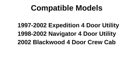Driver Left Side Front Door Window Door Glass Compatible with Ford Expedition/Lincoln Navigator 1997-2002 Models