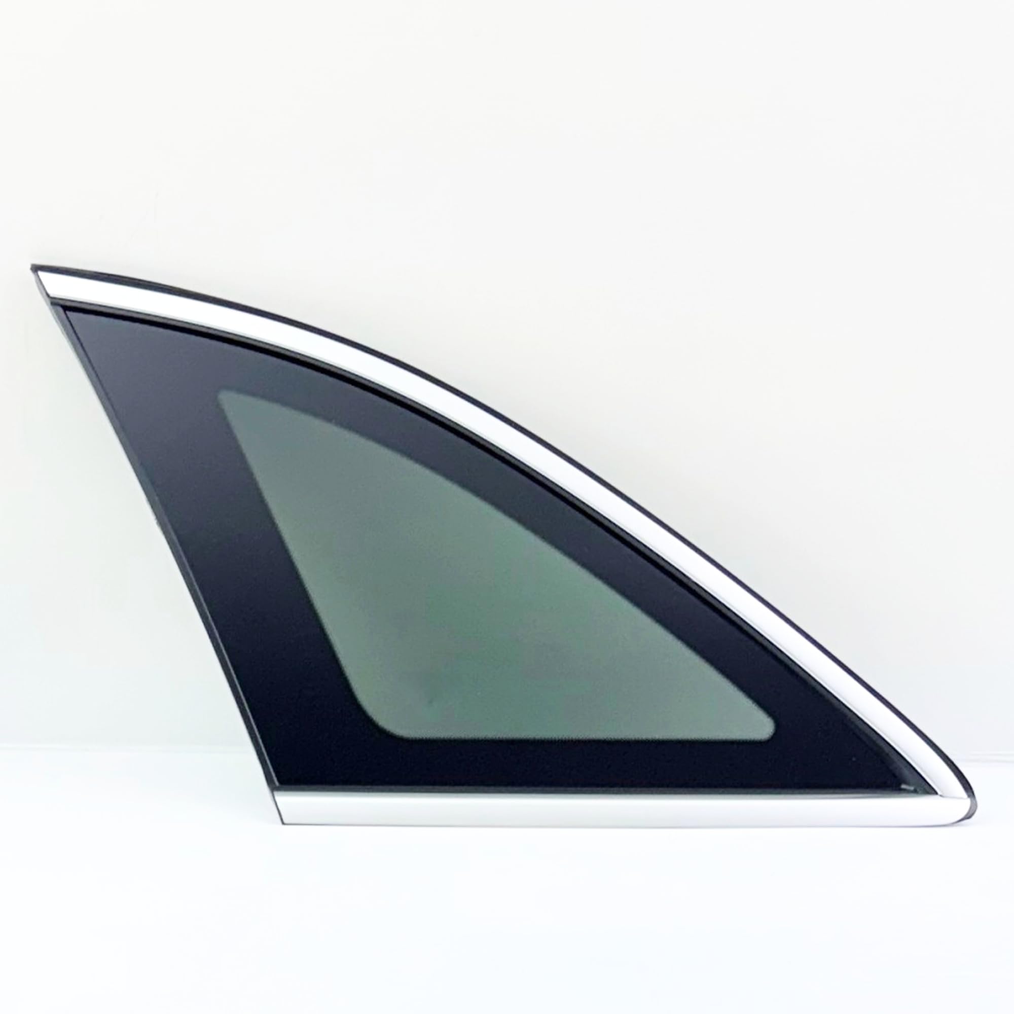 Chrome Molding Style Driver Left Side Quarter Window Glass Compatible with Mercedes Benz GLC250 / GLC300 / GLC350e / GLC43 AMG / GLC63 AMG 2016-2022 4 Door Utility SUV Models