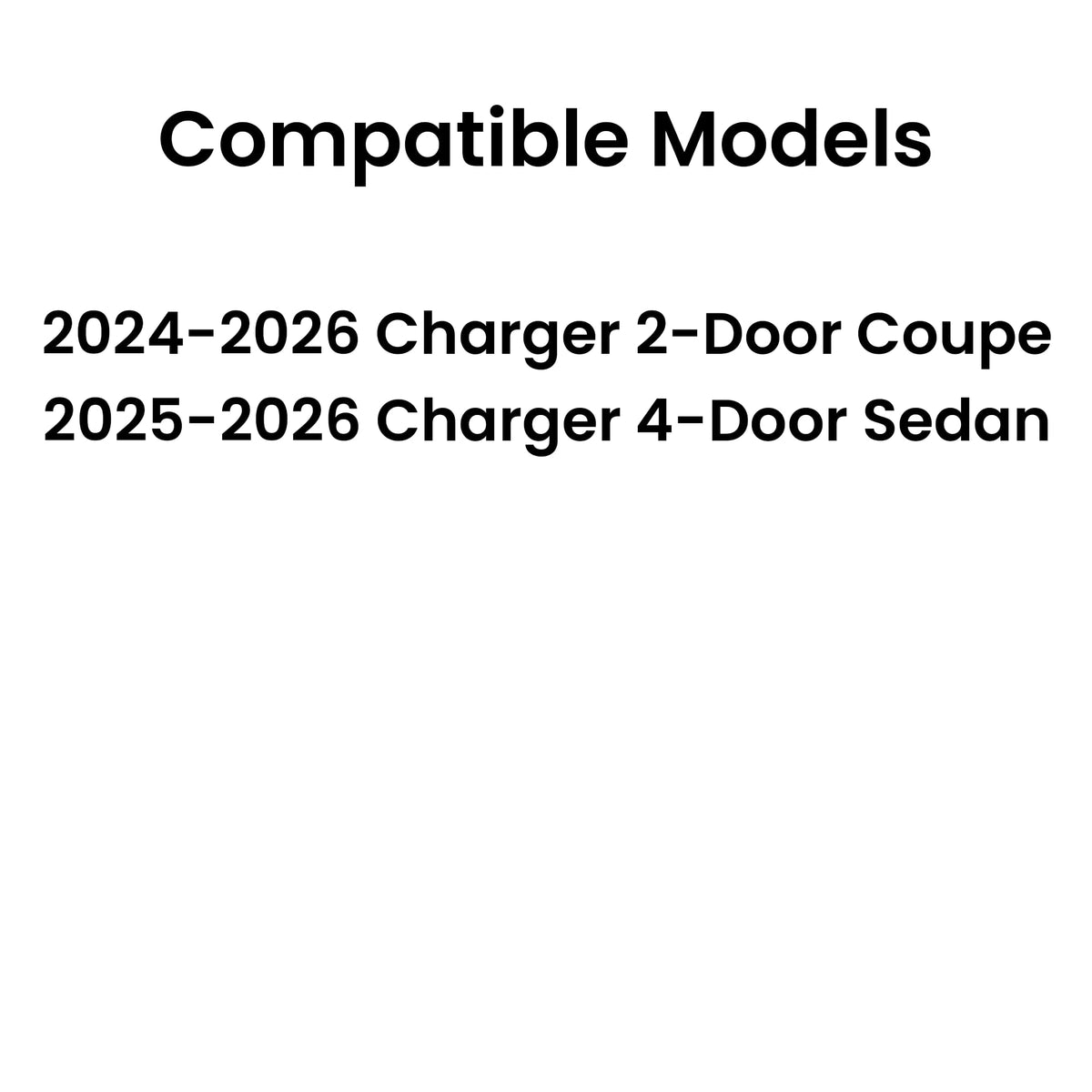 With Antenna Style Heated Back Window Back Glass Compatible with Dodge Charger 2024-2026 Models