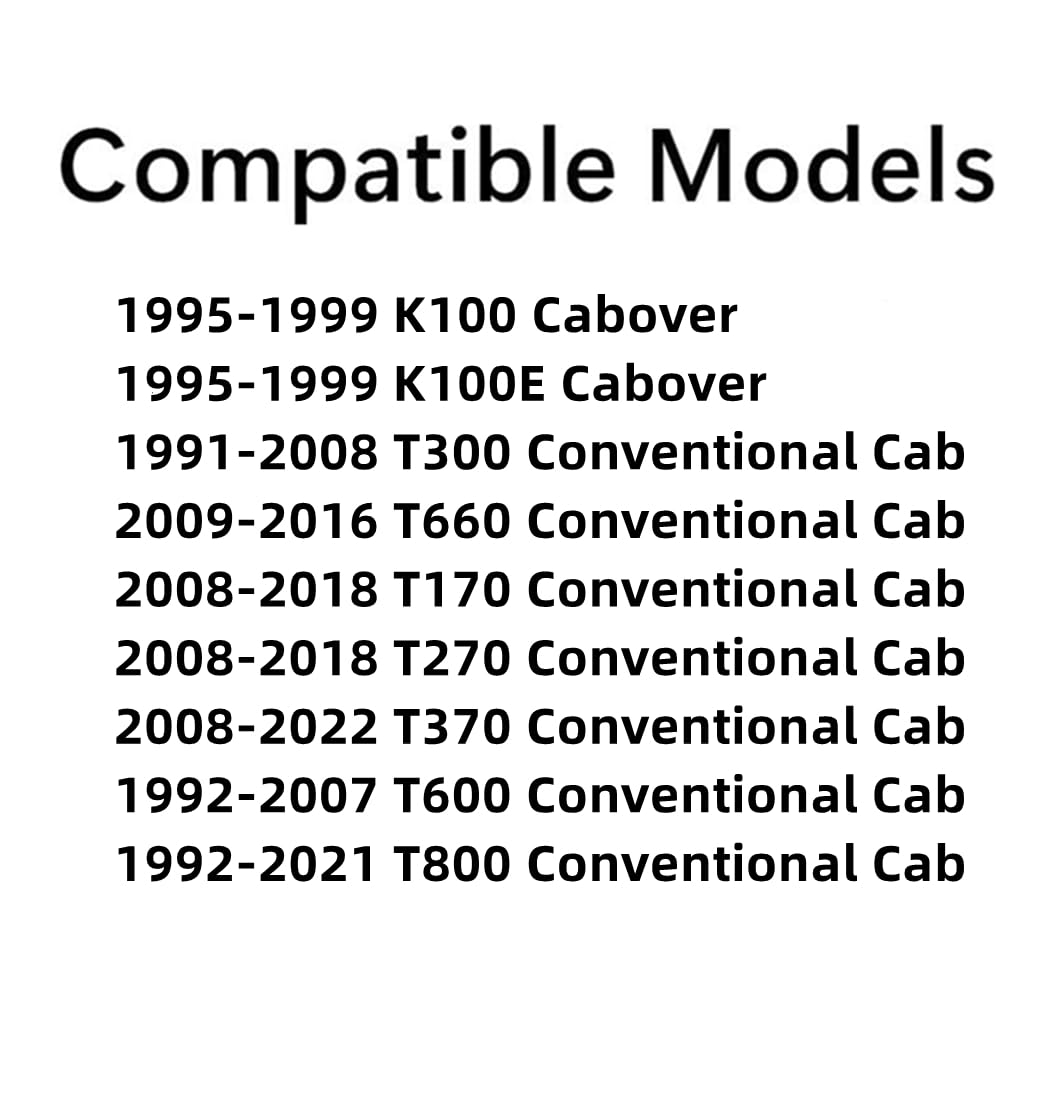 Optional Version Front Door Window Door Glass Compatible with Kenworth C500 C800 W900 T400 T440 T450 T470