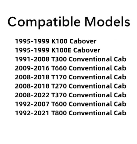 Optional Version Front Door Window Door Glass Compatible with Kenworth C500 C800 W900 T400 T440 T450 T470