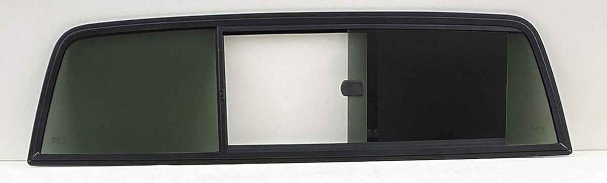 With Gasket Rear Sliding Window Glass Back Slider Complete Set Compatible with Toyota Tacoma Pickup 1995-2004 Models