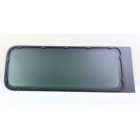 Driver Left Side Quarter Window Glass Privacy With Free Butyl Tape Compatible with Nissan NV1500 NV2500 NV3500 2012-2021 Models