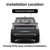 Heated Rear Back Window Back Glass Compatible with Rivian R1S 2022-2025 Models