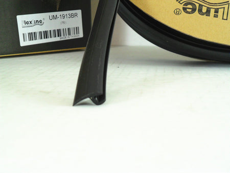Flexline NAGD UM1913BR Windshield Auto Glass Universal Molding Flexible Trim Rubber 19mm 75ft