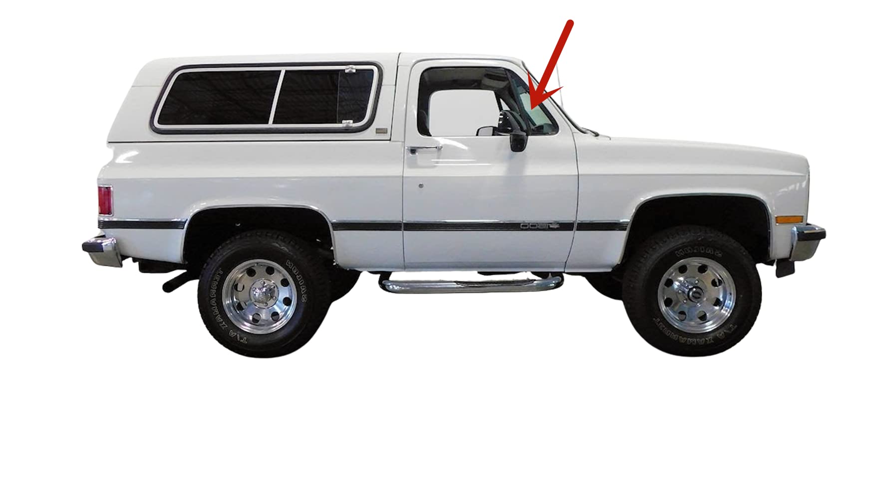 Passenger Right Side Front Vent Window Vent Glass Compatible with GMC Pickup (C/K 1500 2500 3500) 1981-1986/Pickup (R/V 1500 2500 3500) 1987-1991 /Topkick Suburban Jimmy 1981-1991 Model