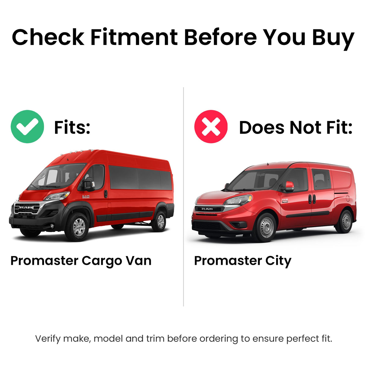 Heated Factory Privacy Back Window Back Glass Passenger Right Side Compatible with Ram Promaster 1500 2500 3500 Cargo Van 2014-2026 Models (Not For Promaster City Van)