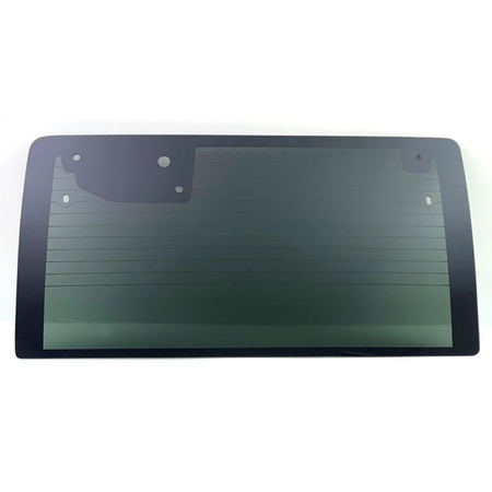 With Free Glue Heated Privacy Rear Tailgate Window Back Glass Compatible with Jeep Wrangler 2007-2010 Models