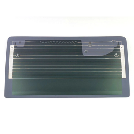 With Free Glue Heated Privacy Rear Tailgate Window Back Glass Compatible with Jeep Wrangler 2007-2010 Models