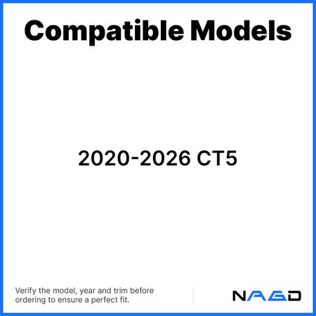 Heated Back Window Back Glass Compatible with Cadillac CT5 2020-2026 Models