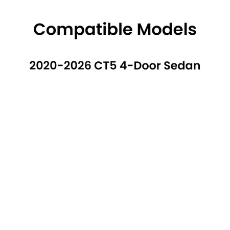 Heated Back Window Back Glass Compatible with Cadillac CT5 2020-2026 Models