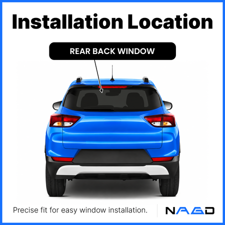 Heated Rear Tailgate Liftgate Back Window Back Glass Compatible with Chevrolet TrailBlazer 2021-2026 Models