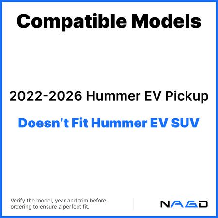 Heated Rear Back Window Back Glass Compatible with GMC HUMMER EV Pickup 2022-2025 Models (Not For SUV)