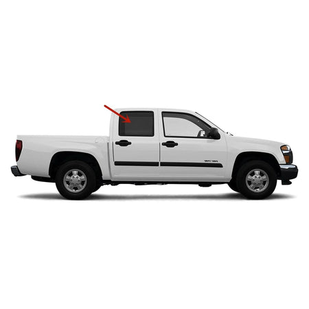 Passenger Right Side Rear Door Window Door Glass Compatible with Isuzu i-370/Isuzu i-350 4 Door Crew Cab 2006-2010 Models