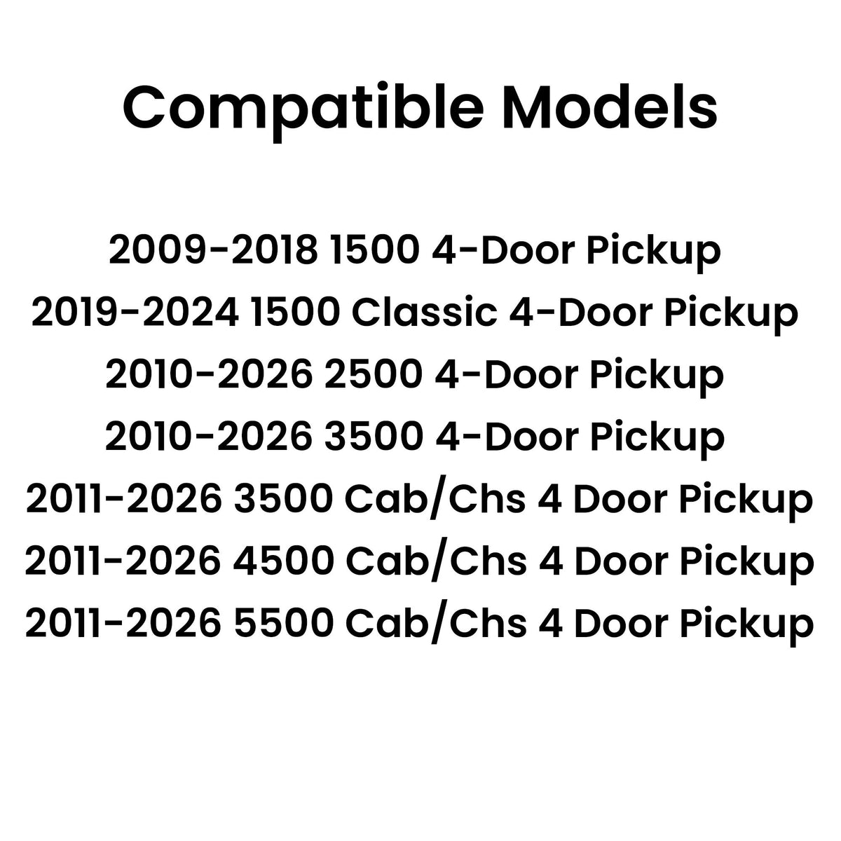 Manual Back Slider Window Glass Compatible with Dodge Ram Pickup 1500 2009-2018 & 1500Classic 2019-2024 & 2500 3500 2010-2026 & 3500Cab/Chs 4500 5500 2011-2026 Models