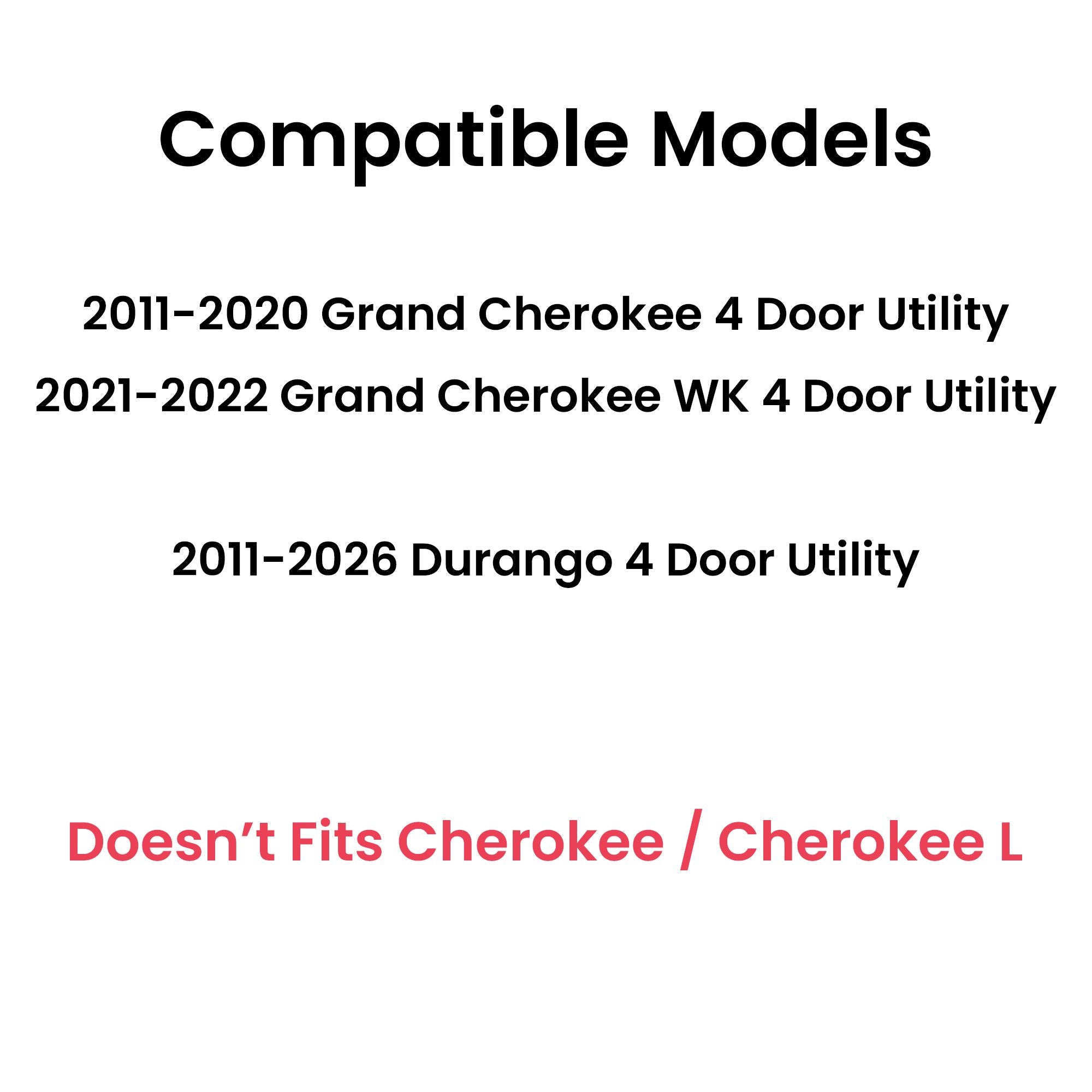 OEM Tempered Driver Left Side Front Door Window Door Glass Compatible with Dodge Durango 2011-2026 /Jeep Grand Cherokee 2011-2021/ Grand Cherokee WK 2022 Models (Not For Cherokee / Grand Cherokee L)