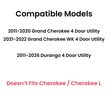 OEM Tempered Driver Left Side Front Door Window Door Glass Compatible with Dodge Durango 2011-2026 /Jeep Grand Cherokee 2011-2021/ Grand Cherokee WK 2022 Models (Not For Cherokee / Grand Cherokee L)