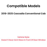 Passenger Right Side Front Door Window Door Glass Compatible with Freightliner Cascadia 2018-2025 Models